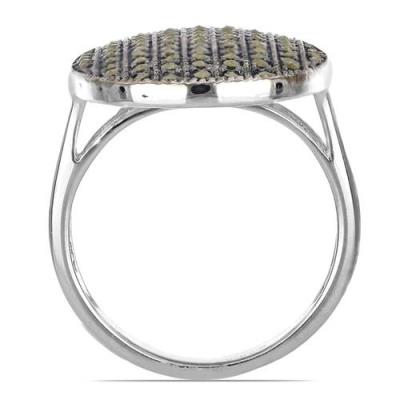 BUY AUSTRIAN MARCASITE GEMSTONE RING IN 925 SILVER 
